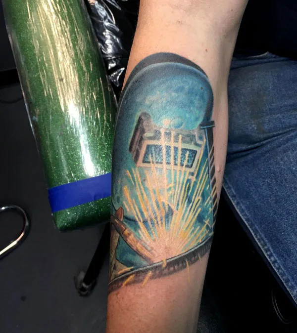 Welding tattoo 25
