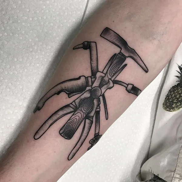 Welding tattoo 27