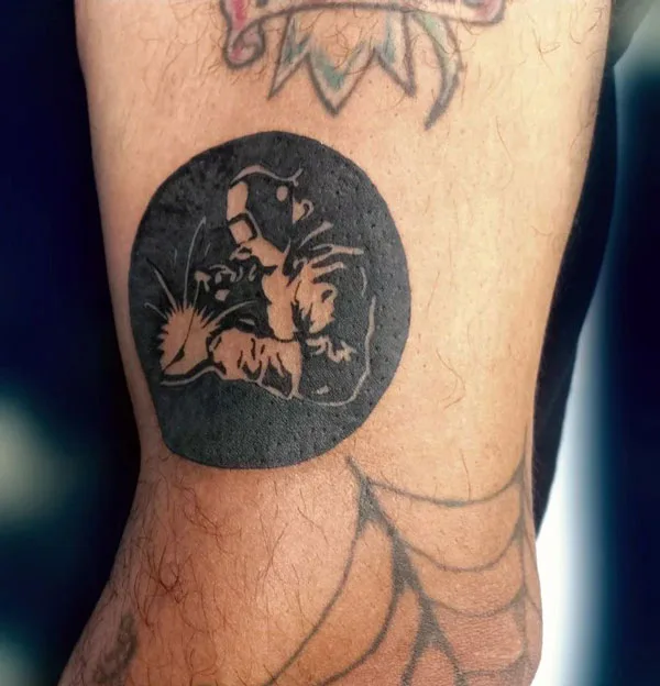 Welding tattoo 29