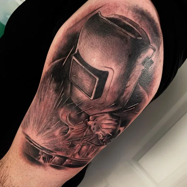 Welding tattoo 33