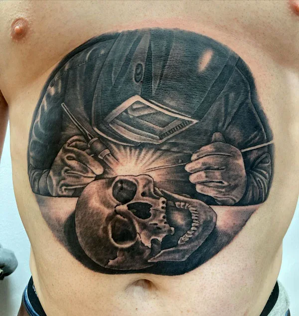 Welding tattoo 40
