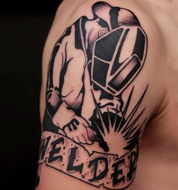 Welding tattoo 41