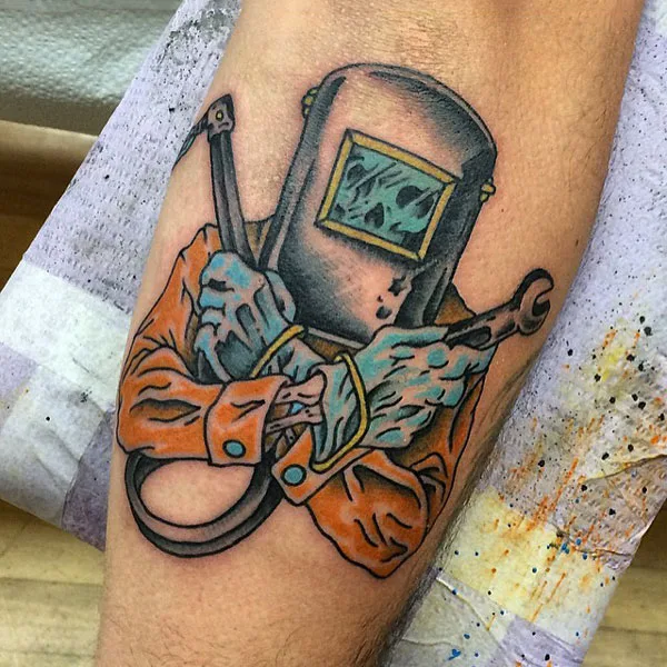 Welding tattoo 5