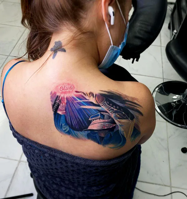 Welding tattoo 56