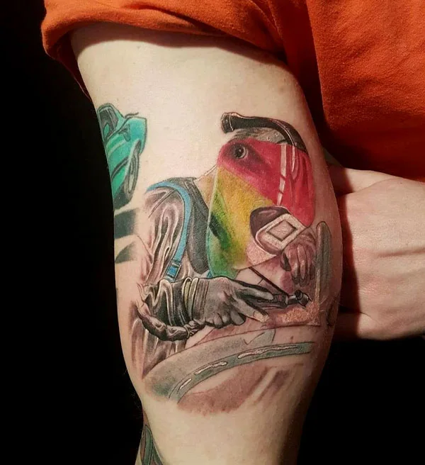 Welding tattoo 58