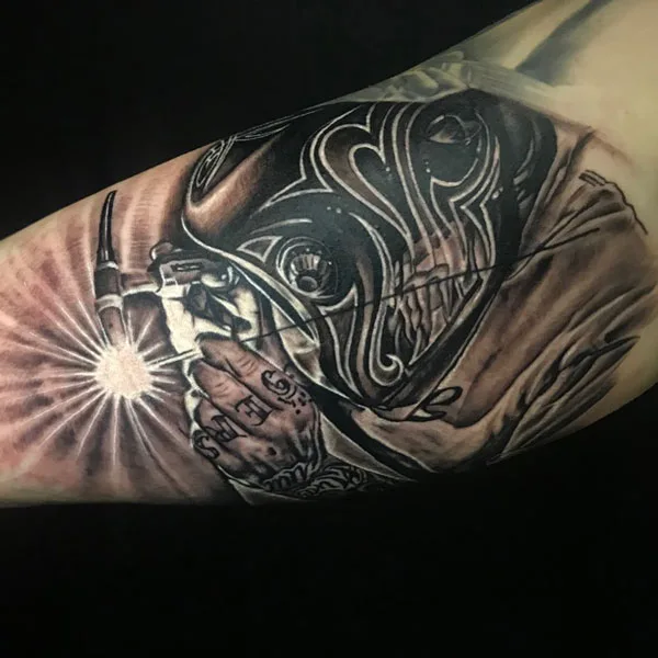 Welding tattoo 60