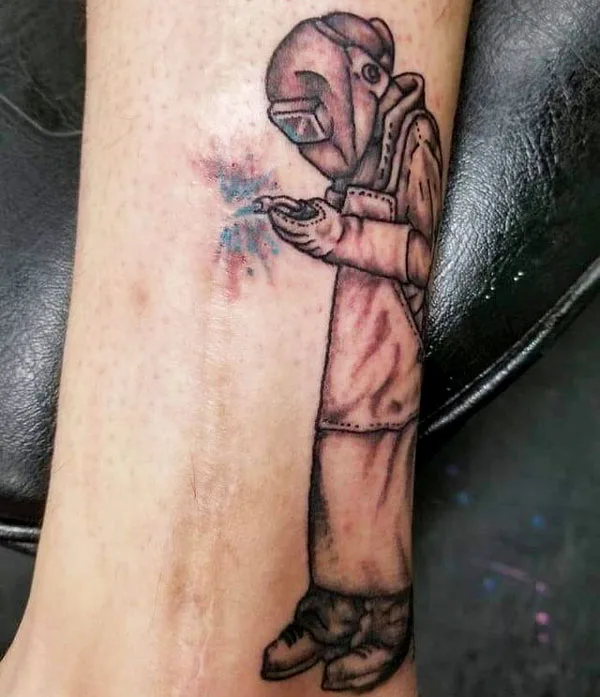 Welding tattoo 62
