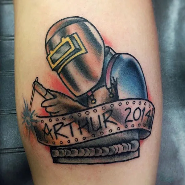 Welding tattoo 65