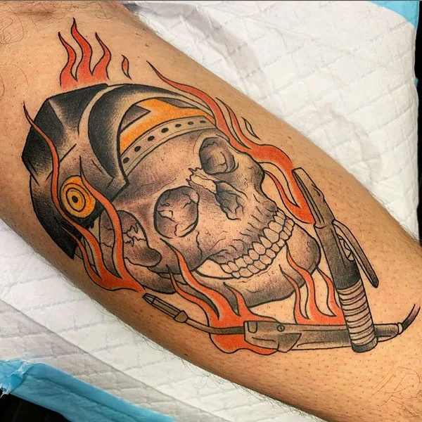 Welding tattoo 68