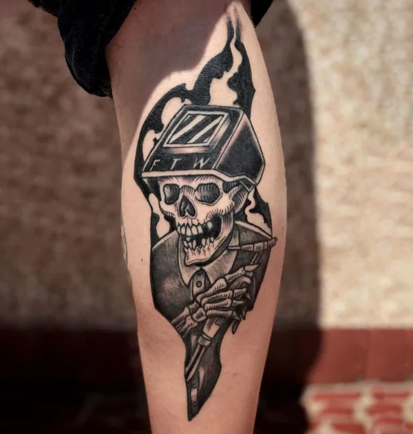 Welding tattoo 7