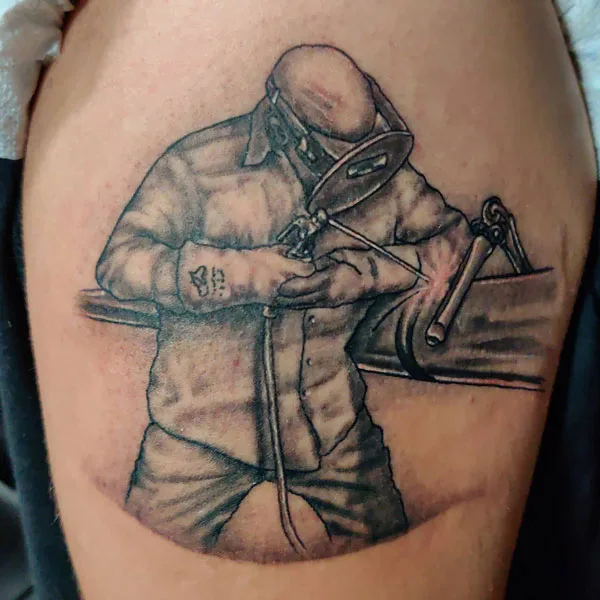 Welding tattoo 70