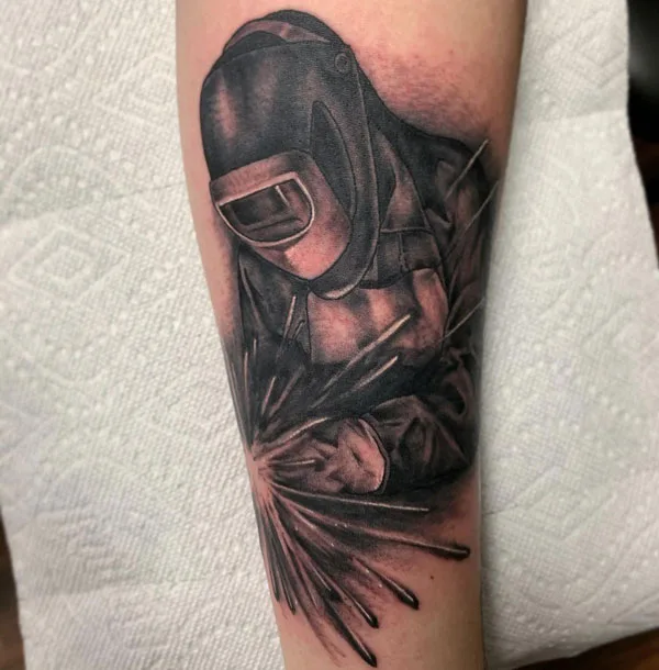 Welding tattoo 72
