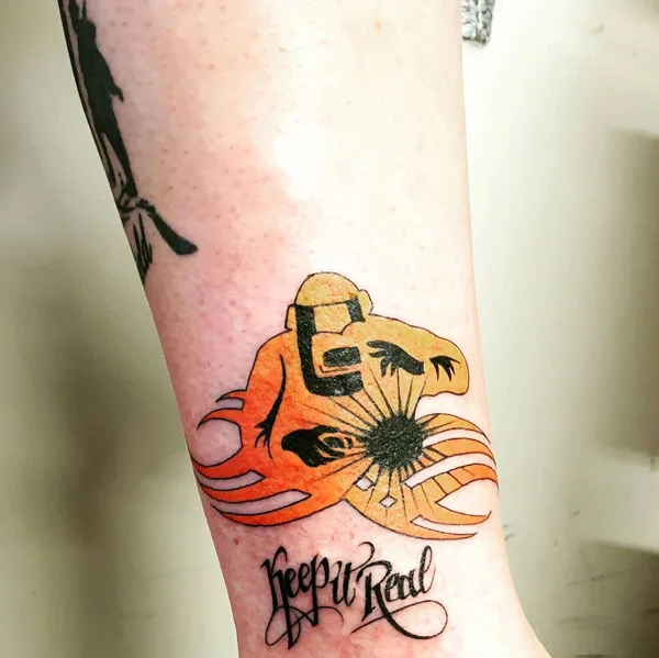 Welding tattoo 74