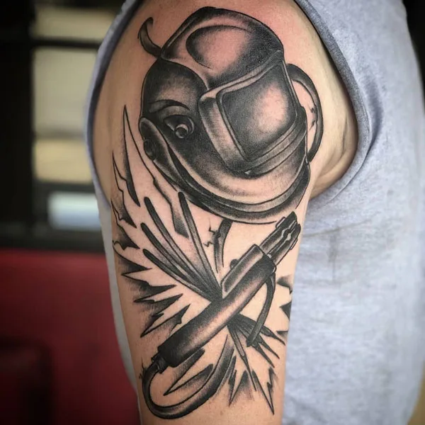 Welding tattoo 79