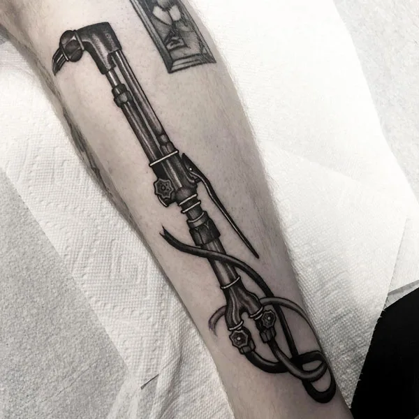 Welding tattoo 8