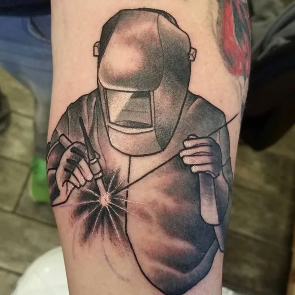 Welding tattoo 81