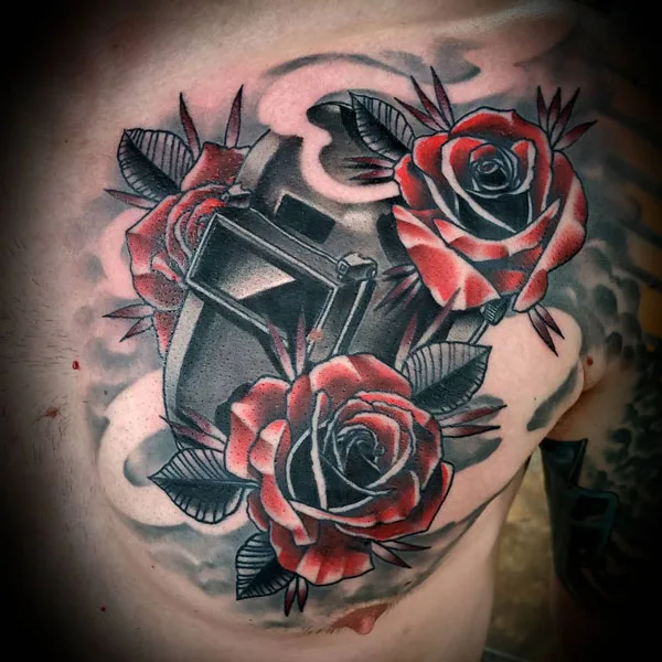 Welding tattoo 82