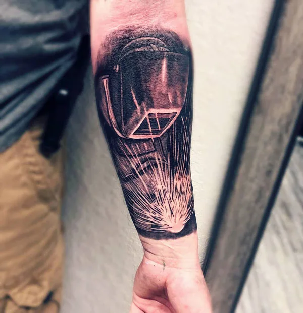 Welding tattoo 85