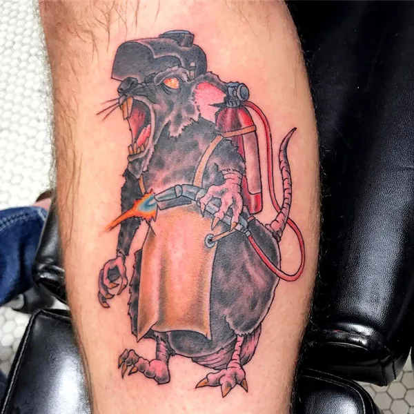 Welding tattoo 94