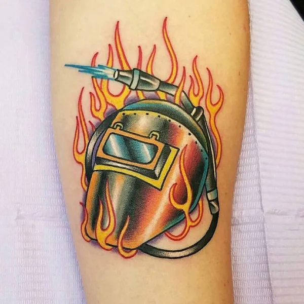 Welding tattoo 96