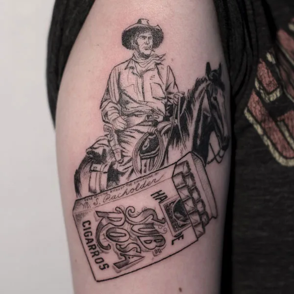 Western Cowboy Tattoo 2