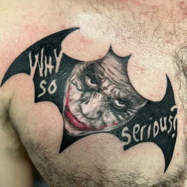 Why So Serious Joker Tattoo 3