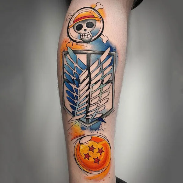 Wings of freedom attack on titan tattoo