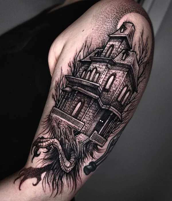 Witch House Tattoo 1