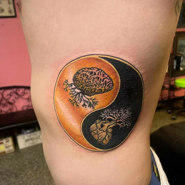Yin Yang Rib Tattoo