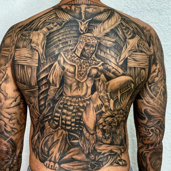 Zulu Warrior Tattoo
