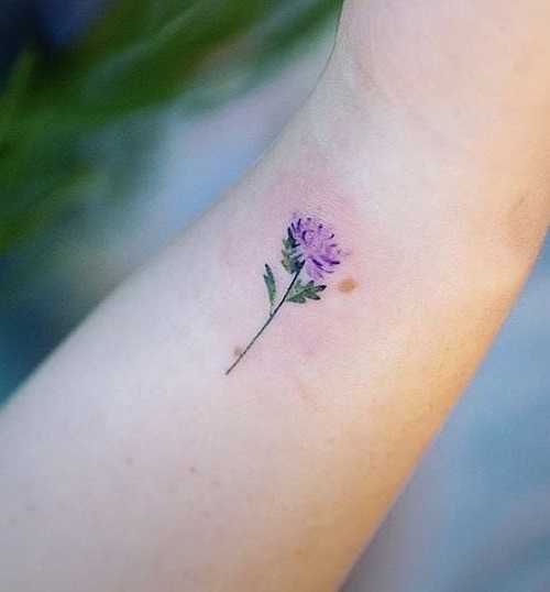 New Tiny Flower Tattoos 5