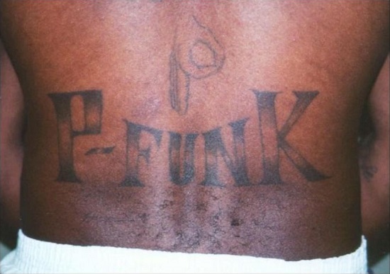 blood gang back tattoo