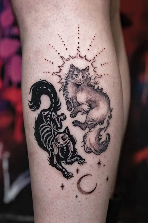 Stunning Cat Tattoo Patterns 2