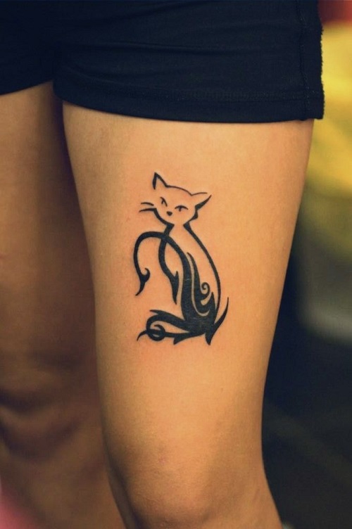Stunning Cat Tattoo Patterns 3