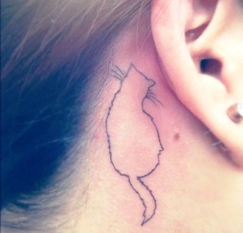 Stunning Cat Tattoo Patterns 5