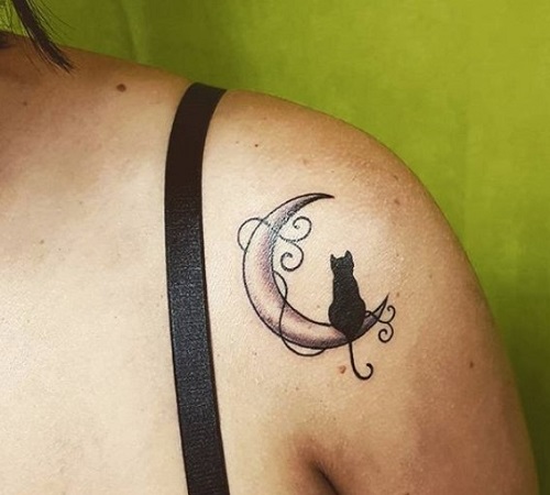 women Cat Tattoo ideas 3