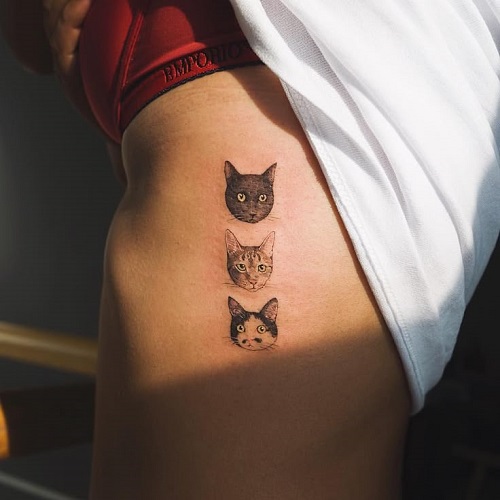 women Cat Tattoo ideas 5