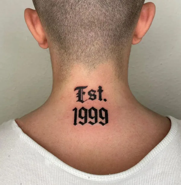 est 1999 tattoo