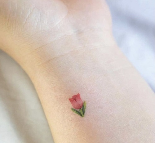 Top Tiny Flower Tattoos 5