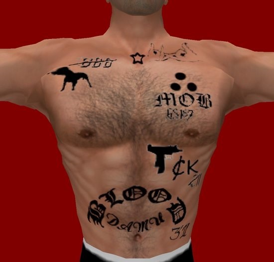 gang blood tattoos