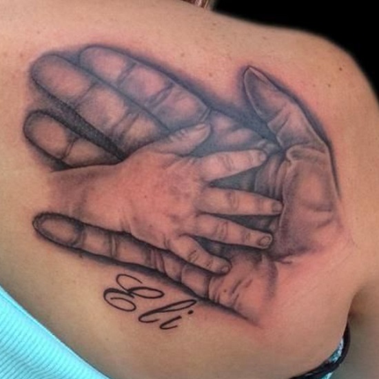 heart touching rip grandma tattoo