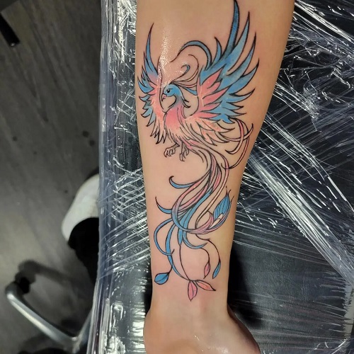 i-got-a-trans-pride-phoenix-tattoo-v0-ov73w9eskega1 trending lgbt pride tattoo idea