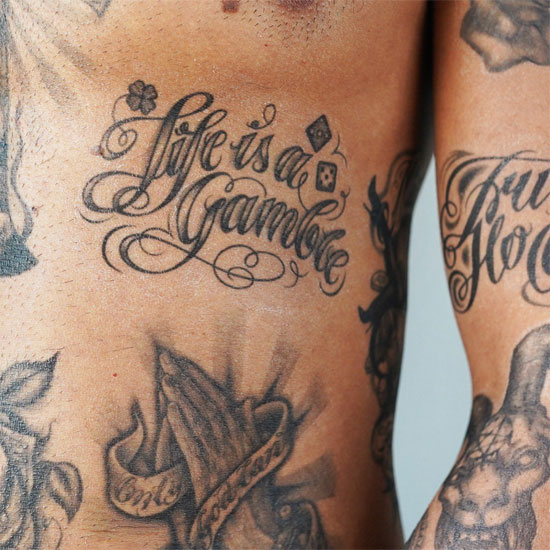 life's a gamble tattoo designs