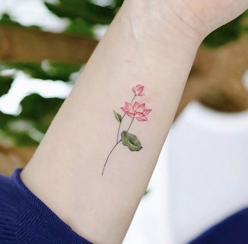 Tiny Flower Tattoos 2