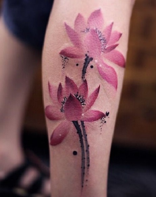 New Lotus Flower Tattoos 7