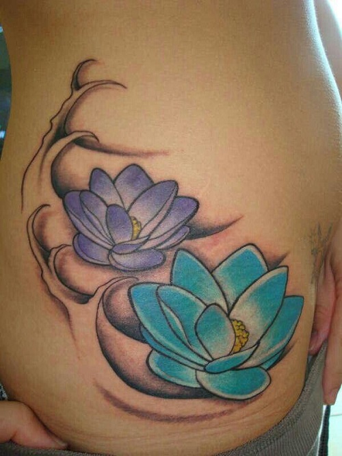 Inspiring Lotus Flower Tattoos 2