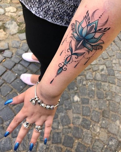 Lotus Flower Tattoos 3