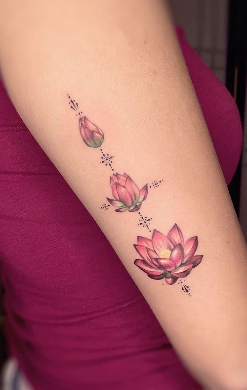 Stunning Lotus Flower Tattoos 3