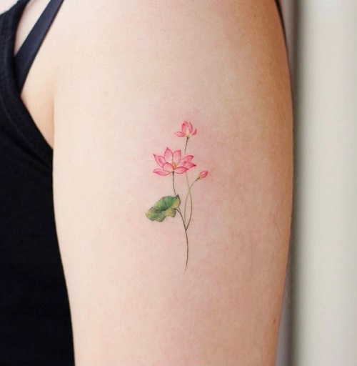 Stunning Lotus Flower Tattoos 4
