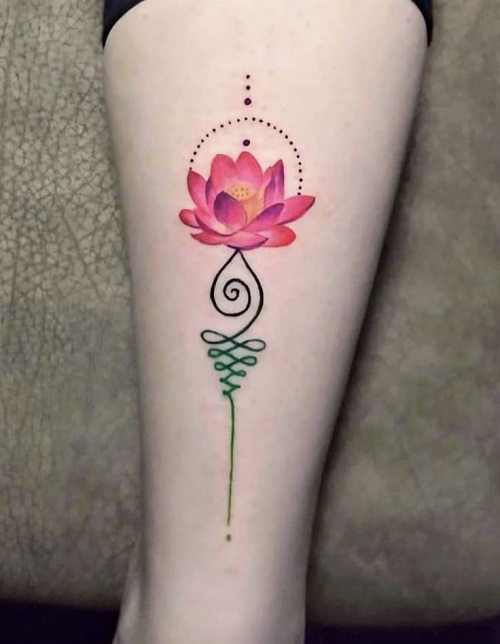 Lotus Flower Tattoos 1